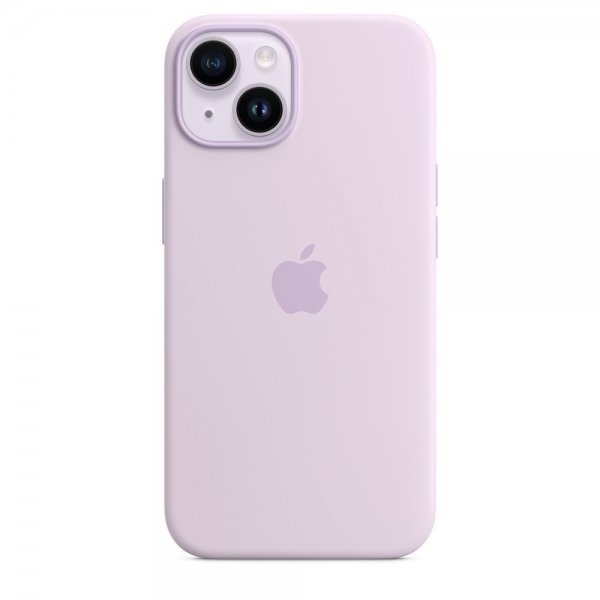 Apple Original iPhone 14 Plus Skal Silicone Case MagSafe Syrenblå