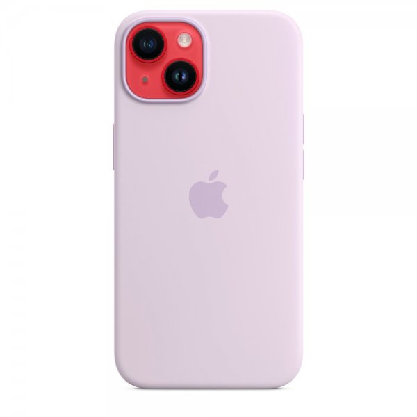 Apple Original iPhone 14 Plus Skal Silicone Case MagSafe Syrenblå