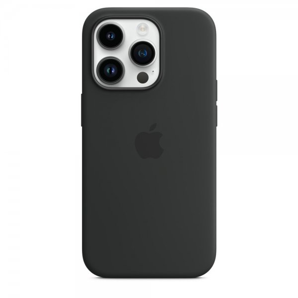 Apple Original iPhone 14 Pro Max Skal Silicone Case MagSafe Midnatt