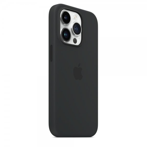 Apple Original iPhone 14 Pro Skal Silicone Case MagSafe Midnatt