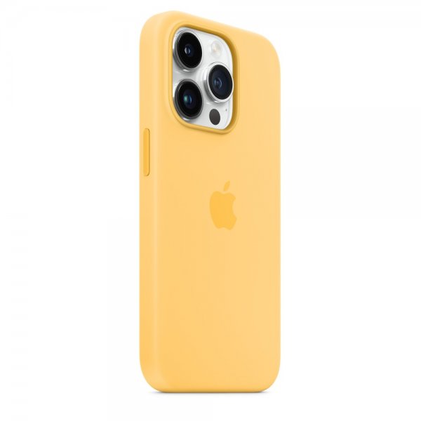 Apple Original iPhone 14 Pro Skal Silicone Case MagSafe Solsken