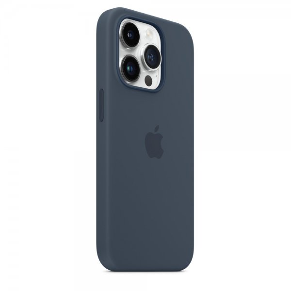 Apple Original iPhone 14 Pro Skal Silicone Case MagSafe Stormblå