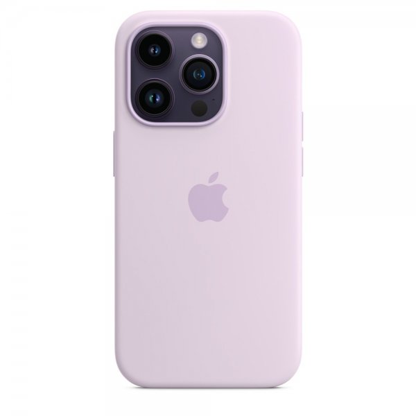 Apple Original iPhone 14 Pro Skal Silicone Case MagSafe Syrenblå