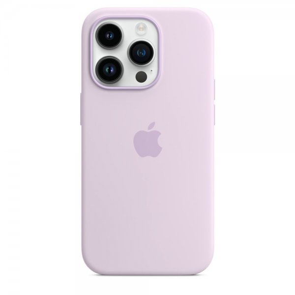 Apple Original iPhone 14 Pro Skal Silicone Case MagSafe Syrenblå