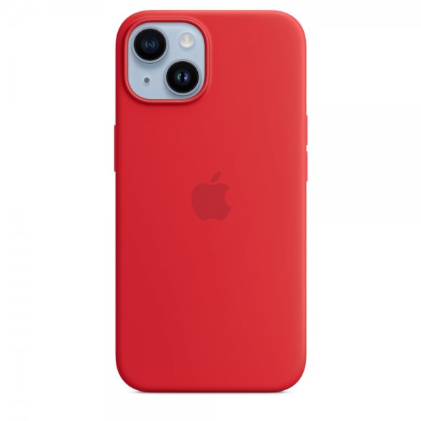 Apple Original iPhone 14 Skal Silicone Case MagSafe (PRODUCT)RED