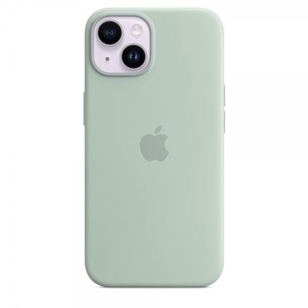 Apple Original iPhone 14 Skal Silicone Case MagSafe Suckulent