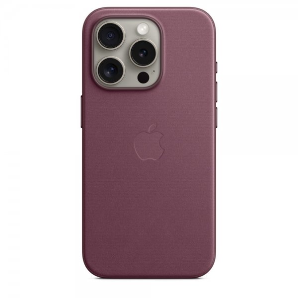 Apple Original iPhone 15 Pro Max Skal FineWoven MagSafe Mulberry