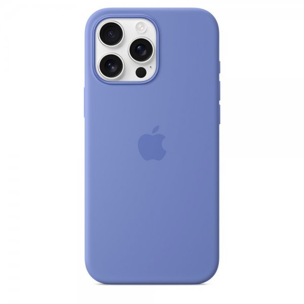 Apple Original iPhone 16 Pro Max Skal Silicone Case MagSafe Periwinkle