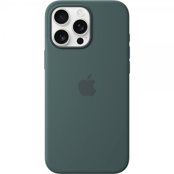 Apple Original iPhone 16 Pro Skal Silicone Case MagSafe Lake Green