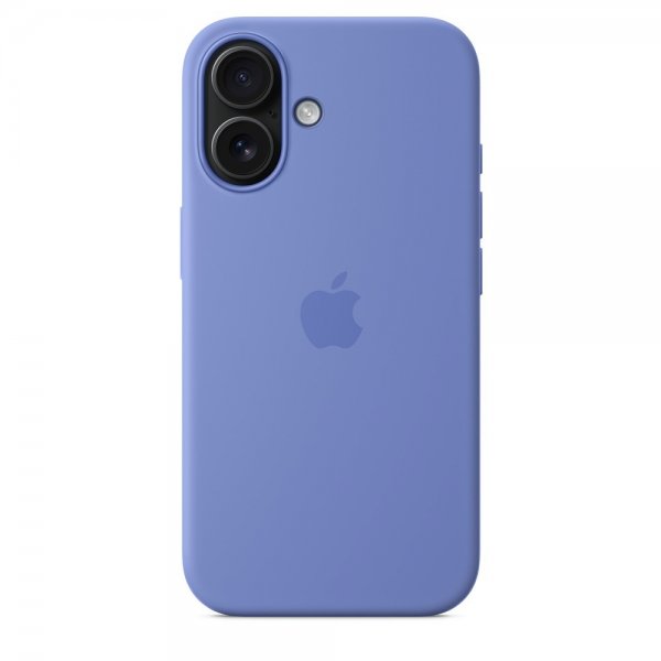 Apple Original iPhone 16 Skal Silicone Case MagSafe Periwinkle
