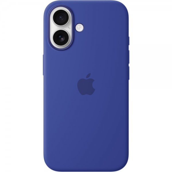 Apple Original iPhone 16 Skal Silicone Case MagSafe Ultramarine
