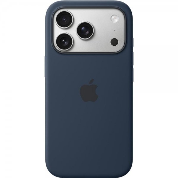 Apple Original iPhone 17 Pro Skal Silicone Case MagSafe Midnight