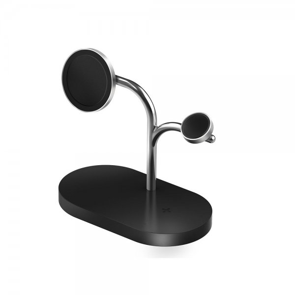Samsung Original Trådlös Laddare 3in1 Wireless Charger Qi2 Magnetisk Svart