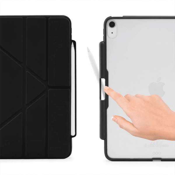 Pipetto iPad Air 10.9 (gen 4/5) Fodral Origami No3 Svart