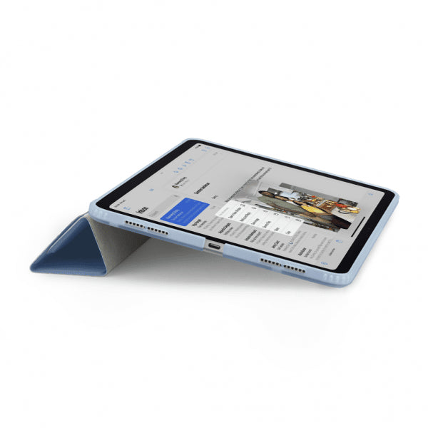 Pipetto iPad Air 11 (M2/M3/M4) Fodral Origami No1 Original Case Ljusblå