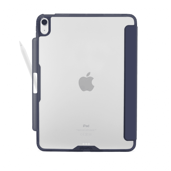 Pipetto iPad Air 11 (M2/M3/M4) Fodral Origami No3 Pencil Case Mörkblå