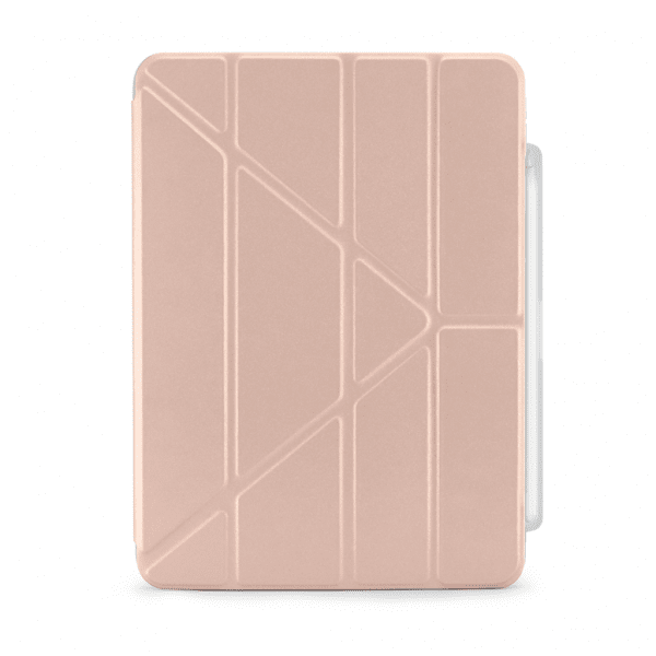 Pipetto iPad Air 11 (M2/M3/M4) Fodral Origami No3 Pencil Case Metallic Rosa