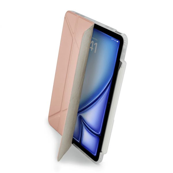 Pipetto iPad Air 11 (M2/M3/M4) Fodral Origami No3 Pencil Case Metallic Rosa