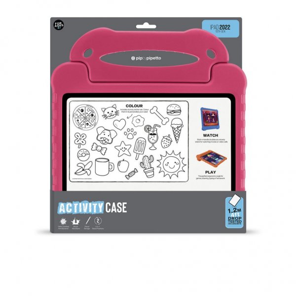 Pipetto iPad 10.9 (gen 10)/iPad 11 (A16) Skal Activity Case Rosa