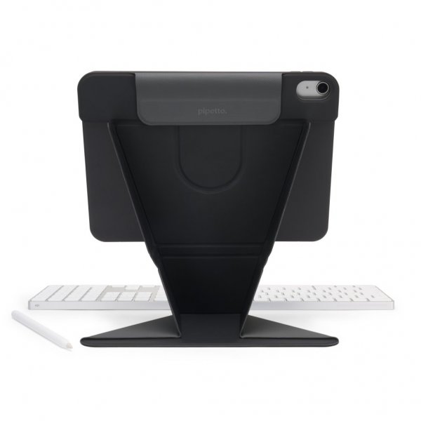 Pipetto iPad Air 13 (M2/M3/M4) Fodral Origami No6 Stand Svart