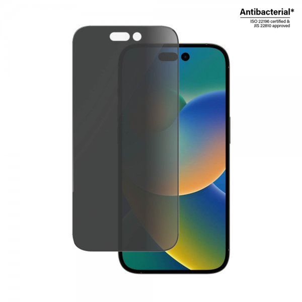 PanzerGlass iPhone 14 Pro Skärmskydd Ultra-Wide Fit Privacy EasyAligner