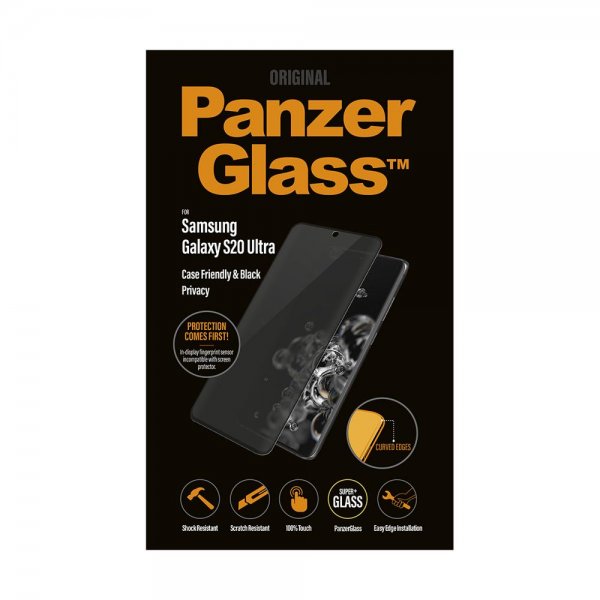 PanzerGlass Samsung Galaxy S20 Ultra Skärmskydd CaseFriendly Privacy