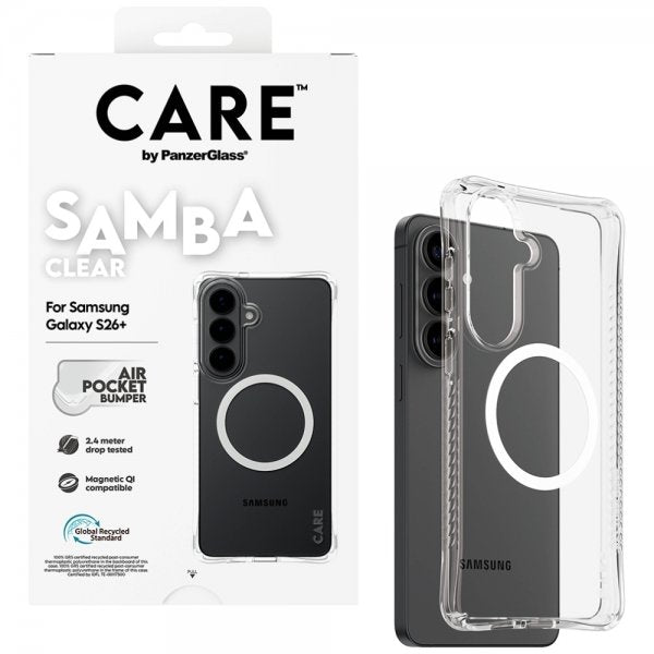 CARE by PanzerGlass Samsung Galaxy S26 Plus Skal Samba MagSafe Transparent