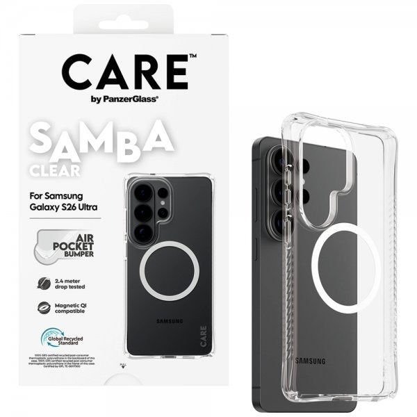 CARE by PanzerGlass Samsung Galaxy S26 Ultra Skal Samba MagSafe Transparent