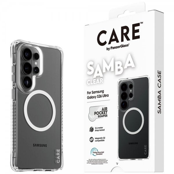CARE by PanzerGlass Samsung Galaxy S26 Ultra Skal Samba MagSafe Transparent