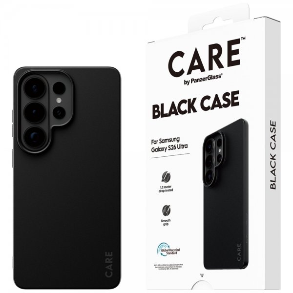 CARE by PanzerGlass Samsung Galaxy S26 Ultra Skal TPU Svart