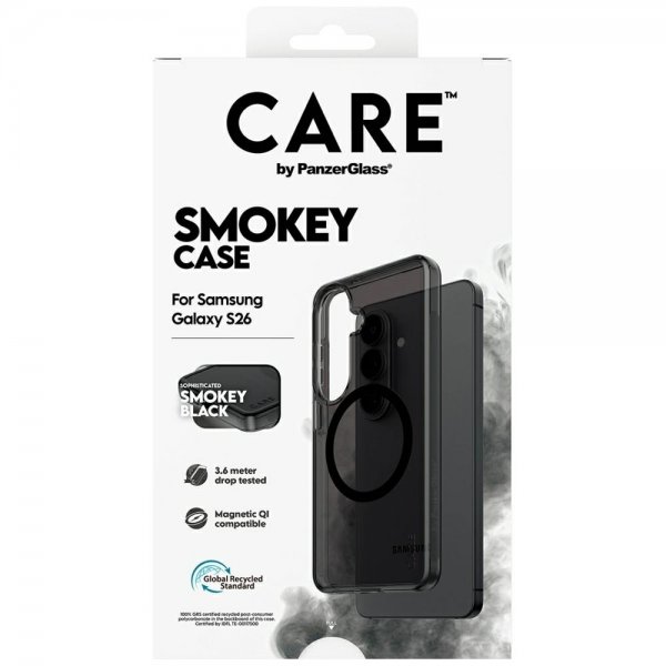 CARE by PanzerGlass Samsung Galaxy S26 Skal Smokey MagSafe Svart