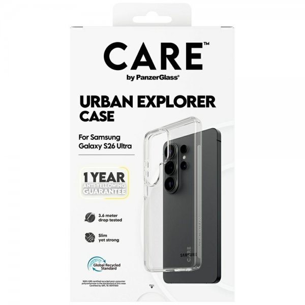 CARE by PanzerGlass Samsung Galaxy S26 Ultra Skal Urban Explorer Transparent