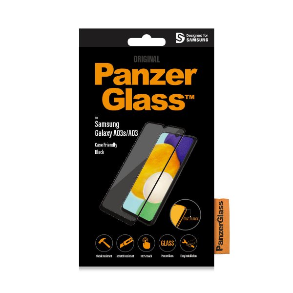 PanzerGlass Samsung Galaxy A03/A03s Skärmskydd CaseFriendly Edge-to-Edge