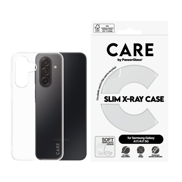 CARE by PanzerGlass Samsung Galaxy A17 Skal Slim X-Ray Transparent
