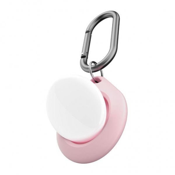 KeyBudz AirTag Hållare Secure Dock 2-pack Rosa