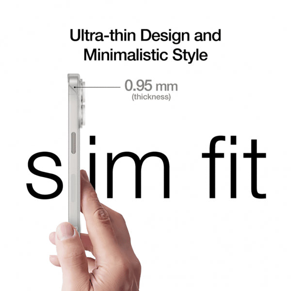 Just Mobile iPhone 15 Pro Max Skal TENC Slim Fit Frost