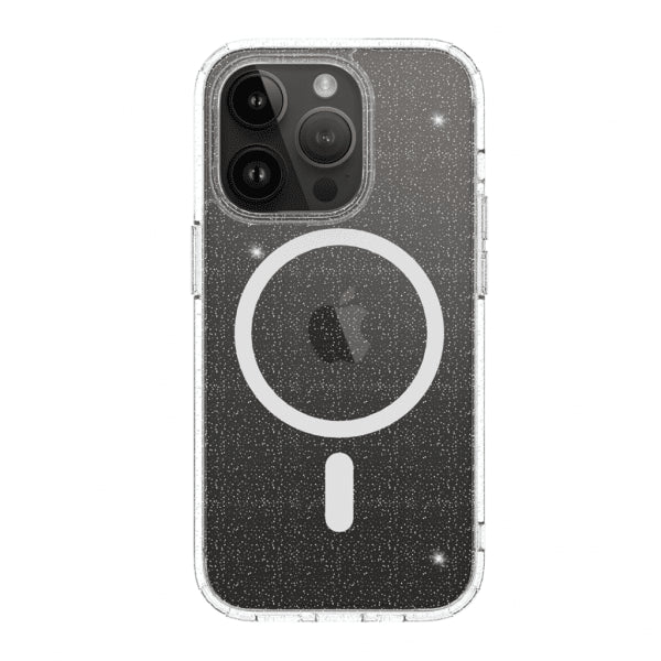 Just Mobile iPhone 14 Pro Skal TENC BlingBling MagSafe Transparent
