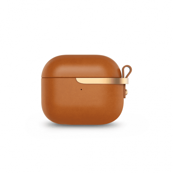 Moshi Pebbo Luxe AirPods 3 PU-Läder Brun