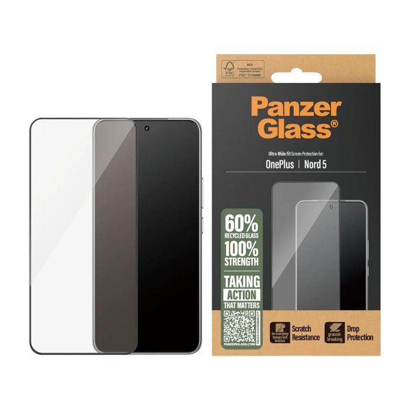 PanzerGlass OnePlus Nord 5 Skärmskydd Ultra-Wide Fit