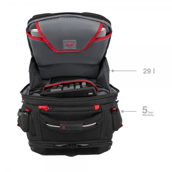 Wenger PlayerOne 17.3" Gaming Datorryggsäck Svart