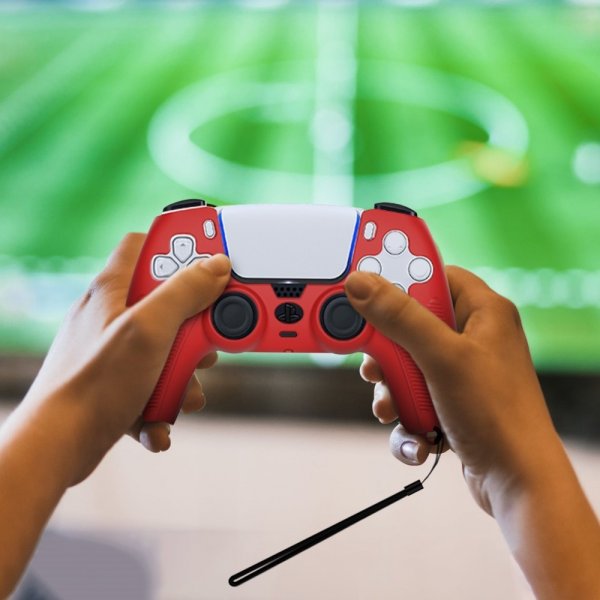 PlayStation 5 DualSense Kontroll Skal med Strap Blå