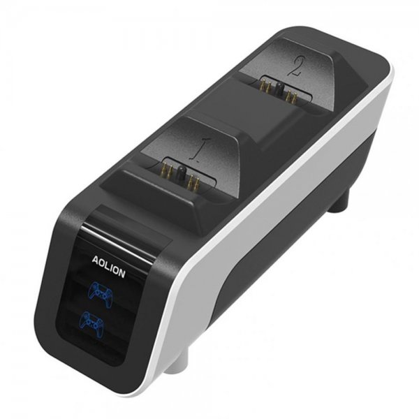 Aolion PlayStation 5 DualSense Kontroll Dubbel Laddningsdocka