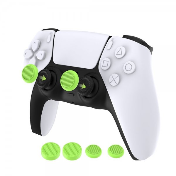 PlayStation 5 Spelkontroll Thumb Grips 4-pack Grön