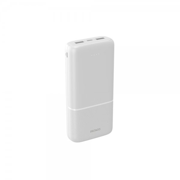 Deltaco Powerbank 20 000 mAh Vit