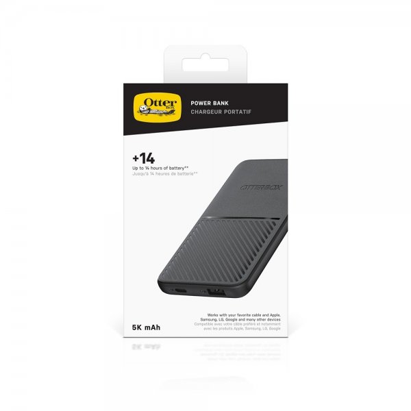 Otterbox Powerbank 5K mAh USB-A USB-C Svart