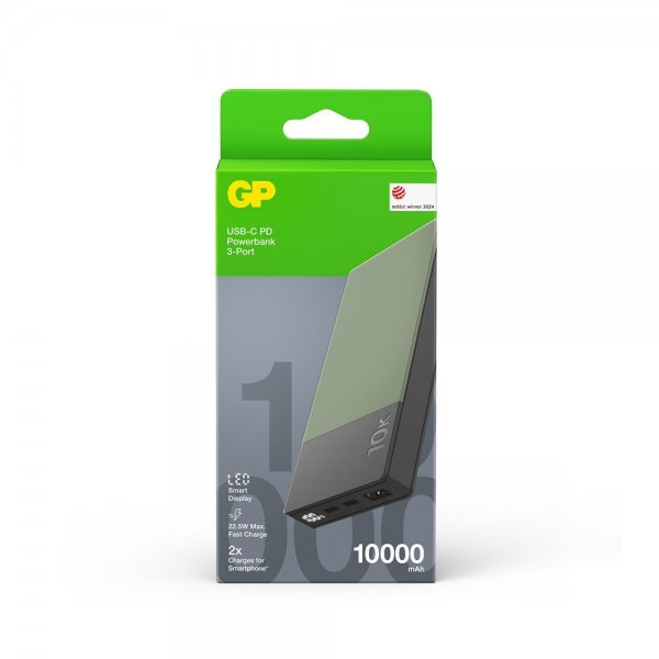 GP Powerbank M2+ 10 000 mAh Grön
