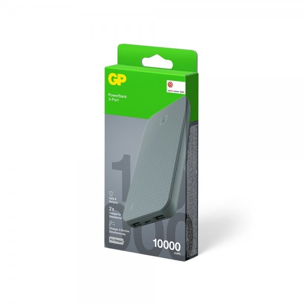 GP Powerbank Plus 10 000 mAh Grön