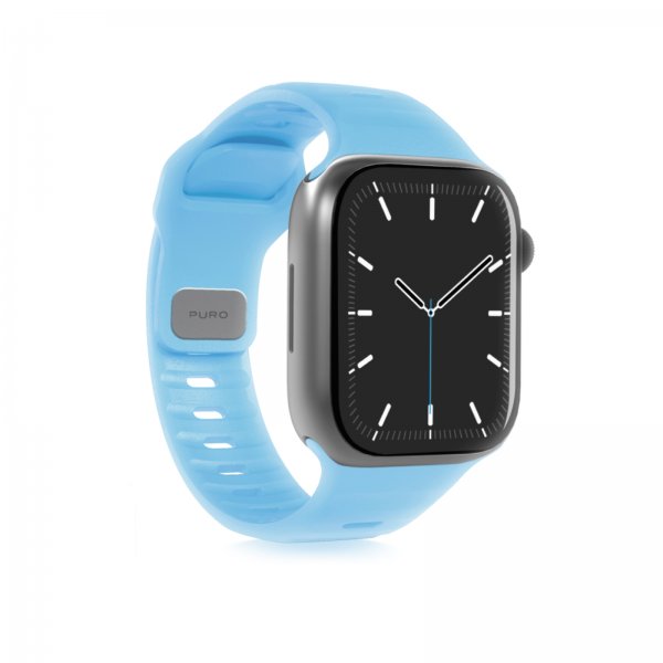 Puro Apple Watch 44/45/46/Ultra 49mm Armband Glow Blå