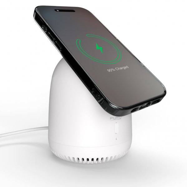Puro Trådlös Laddare och Högtalare Mag Tune 15W MagSafe Vit