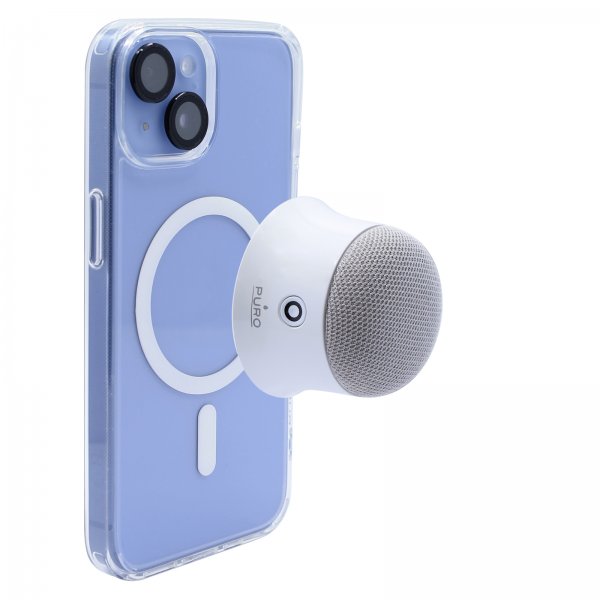 Puro Trådlös Högtalare Compact Mag Go MagSafe Vit